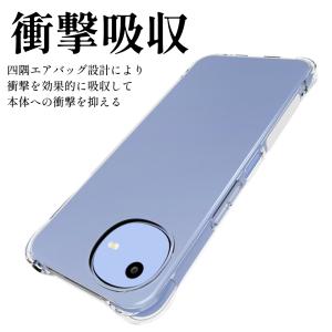 AQUOS wish6 ケース クリア 耐衝撃...の詳細画像2