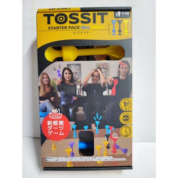 TOSSIT スターターパック ブルー イエロー　 　新感覚ダーツゲーム　トスイット