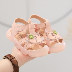 子供用サンダル キッズサンダル フラット ぺたんこ サンダル 歩きやすい つま先保護 マジックテープ 楽ちん ベビー サンダル サマーシューズ シンプル