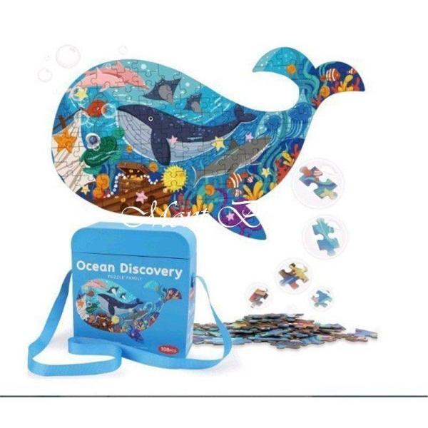 シーワールド 海の動物 ジグソーパズル 108ピース 知育玩具 男の子 おもちゃ 女の子 おもちゃ ...