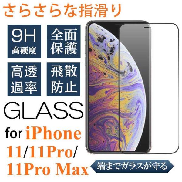 iPhone11 Pro Max 強化ガラスフィルム 非光沢耐油性  IPHONE 11PRO MA...