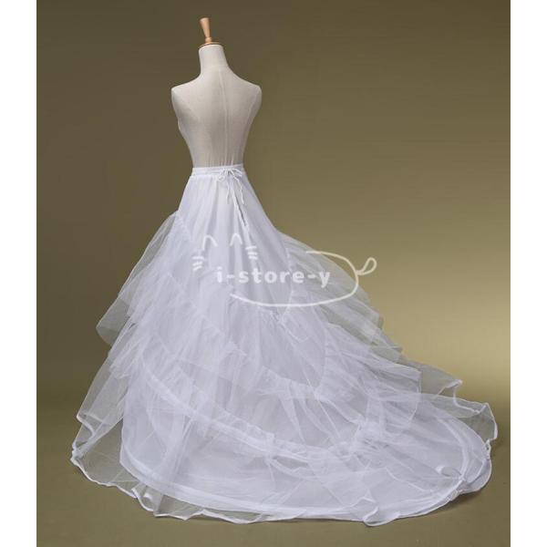 ウェディングドレス用 ワイヤー ボリューム 白 安い ブライダル 花嫁 ウェディングドレス インナー...