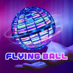 フライングボール 光る ブーメランボール ドローンおもちゃ 飛行 UFO TikTok売れ