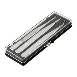 ANEX ANEX 138 ステンレスピンセット ギザ180mm先曲 : 工具のお店i
