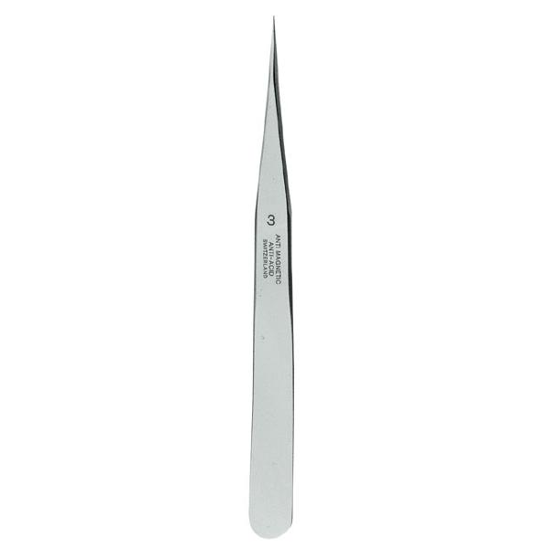KEIBA TS3S ステンレス 非磁性 （スイス) 超精密ストレート3 ピンセット 120mm ケ...