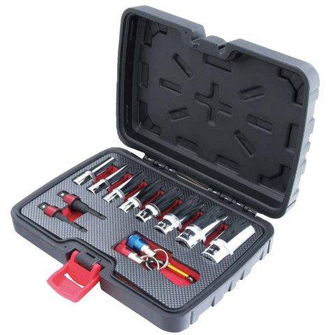 SEK ESD13S 3/8"DR.13PC.充電用スプラインディープソケットセット プロオート S...