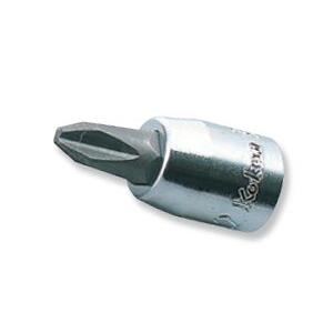 Ko-ken 2000-28-2 1/4差込 プラスビットソケット 全長28mm No.2