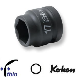 Ko-ken 14401MS-27 1/2 （12.7mm)差込 インパクト ショートソケット 27mm  コーケン / 山下工研｜i-tools