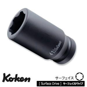 Ko-ken 18310M-21 1&quot;差込 インパクト サーフェイス ロングソケット 21mm  コ...