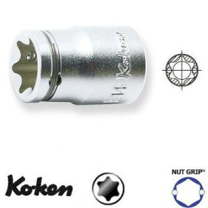 Ko-ken 3425-E20 （2B) 3/8 （9.5mm)sq.トルクス ナットグリップ ソケ...