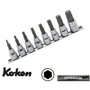 在庫僅少 Ko-ken RS3010A/8-L50 3/8 （9.5mm)sq. ヘックスビットソケット