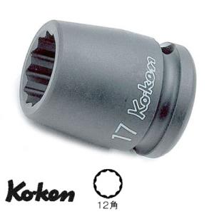 Ko-ken 14405M-12 1/2"sq. インパクトソケット （12角 ) 12mm  コーケン / 山下工研｜i-tools