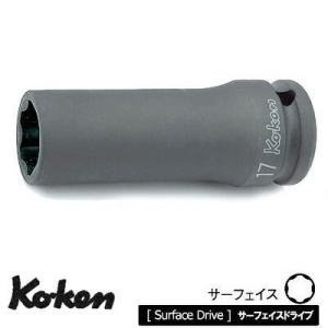 Ko-ken 14310M-12 1/2&quot;sq. インパクト サーフェイス ロングソケット 12mm...