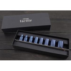 VO3080A イオンプレーティング ソケットレンチセット(12角) 8pcs./SET メタルブル...