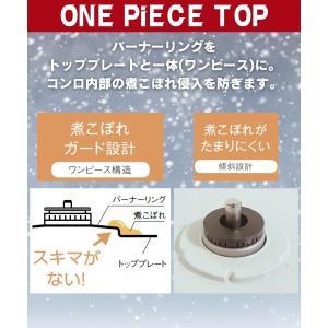 ガスコンロ リンナイ ガステーブル グリルなし...の詳細画像4