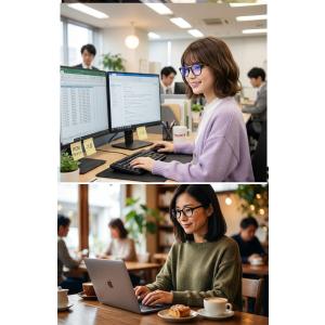 PCメガネ ブルーライトカット 40% 軽量 ...の詳細画像2
