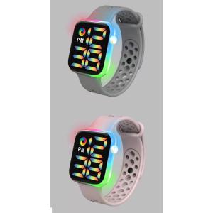 LED 時計 腕時計 シリコンウォッチ ウォッ...の詳細画像4