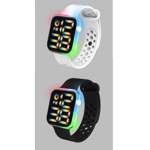 LED 時計 腕時計 シリコンウォッチ ウォッ...の詳細画像5