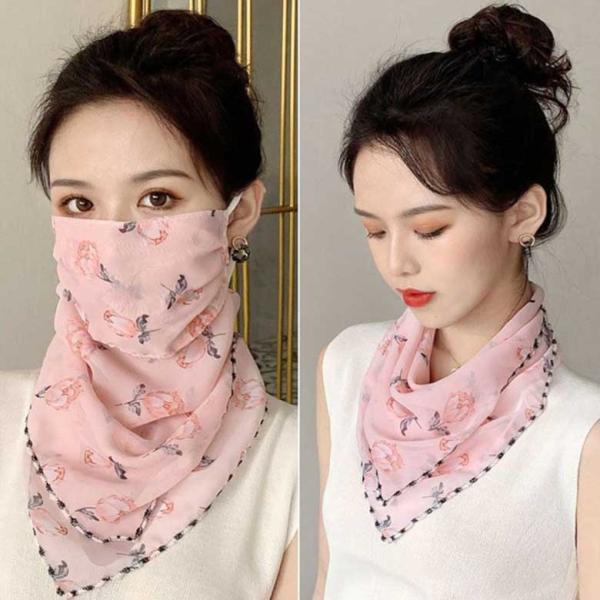 接触冷感 UVネックカバー フェイスカバー 2WAY 日よけカバー UVカット 冷感 ひんやり フェ...