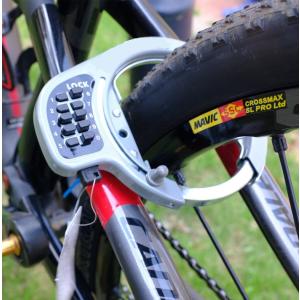 【鍵不要!押すだけ解錠】 自転車 鍵 リング錠...の詳細画像2