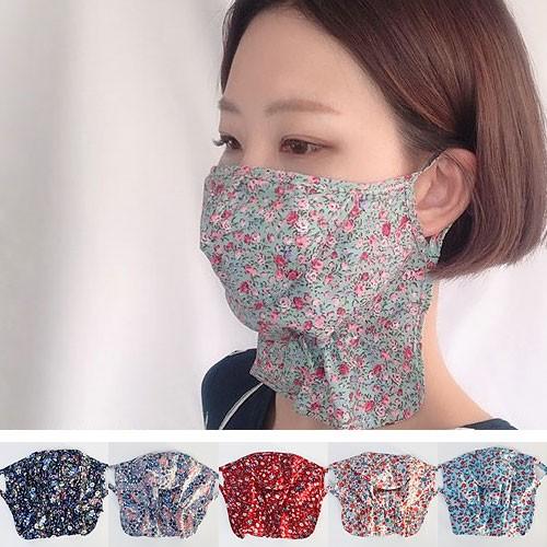 マスク 1枚 一年中使える 衛生的な綿生地 uvカット マスク 接触冷感  日焼けマスク uv ひん...