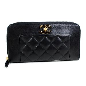 CHANEL シャネル/マトラッセパテントレザー折り財布/181*****/Bランク  