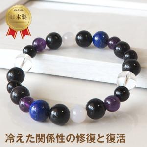 パワーストーン ブレスレット オブシディアン カルセドニー
