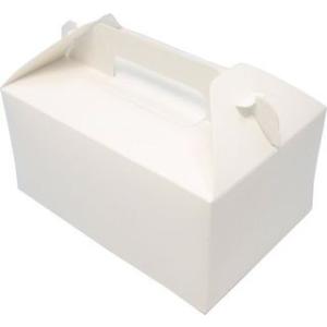 ケーキ箱 7×9 ホワイト 100枚 A40160 OPLホワイト7×9 210×270×90mm（100枚）ケーキ箱 手提げサイド