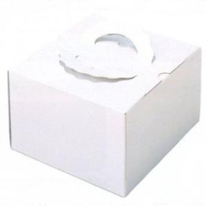 P12130 デコ箱 TSD H178 白ム地 ５寸用（50枚） 193×188+20×178mm高...