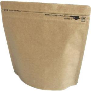 クラフト紙スタンドパック KR40-17 （1,000枚） 150×170＋35mm（底）セイニチ チャック袋 脱酸素剤対応袋 生産日本社 (お届け時間指定不可)｜i-yota
