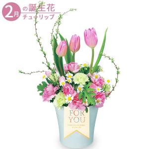 2月の誕生花（チューリップ） 誕生日 お祝い 記念日