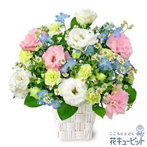 お供え・お悔やみの献花 仏花 供花 法要 枕花 お盆 お彼岸 四十九日 生花 翌日 花キューピットのお供えのアレンジメント｜インターネット花キューピット