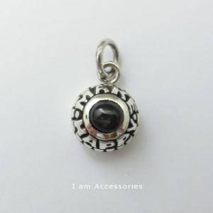 受注生産商品　ブラックスター カレッジボールトップ シルバー925
