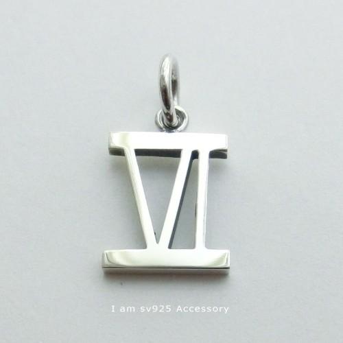 受注生産商品　ローマ数字 6ペンダント　シルバー925