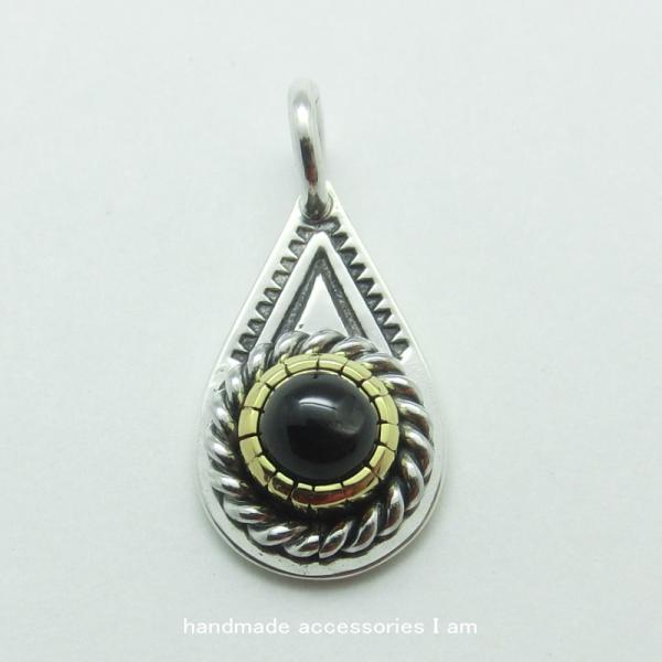 現品　ハンドメイド　ブラックスター　ペンダント　シルバー925