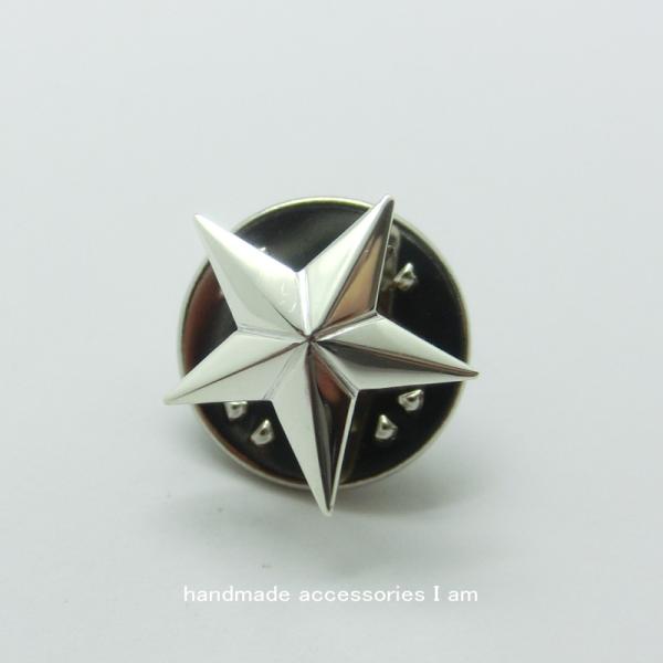 受注生産商品　スタッズスター　ピンバッチ　ピンズ　ピンバッジ　シルバー925