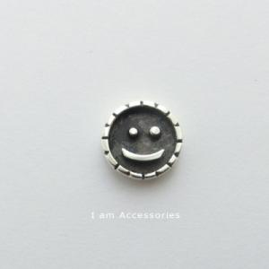 受注生産商品　片方/片耳　ネイティブ　スマイルスタッドピアス　シルバー925　IPI0036