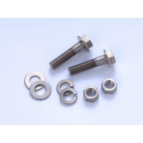 チタンボルトナットセット M10×40ｍｍ P1.25 2個セット 即納　マフラーフランジボルト＆ナ...