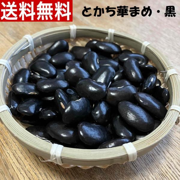 新物！【お店で買えない！】幻の黒花豆400ｇ「とかち華まめ・黒」令和7年秋収穫　送料無料　北海道　十...