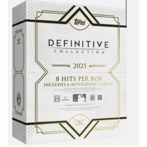 【予約商品】2025 Topps Definitive Collection Baseball Hobby Box MLB 1BOX ボックス