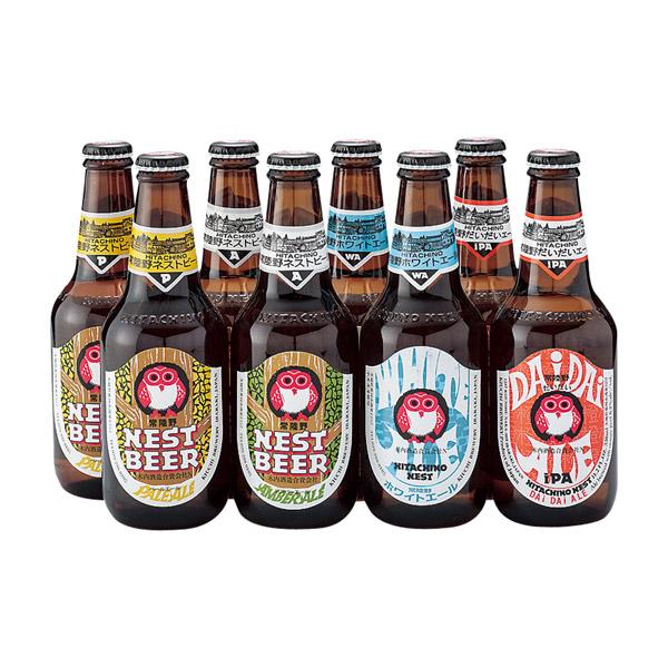 【30％OFFクーポン対象商品】ビール　常陸野ネストビール　飲み比べ8本セット　木内酒造　330ml...