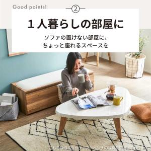 収納付き クッションベンチ 60cm幅 MY ...の詳細画像4