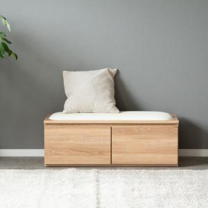 マイ100 チェストベンチ 100cm幅 桐 ...の詳細画像1