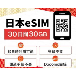 【24時間内QR送信】日本データ専用 eSIM...の詳細画像1