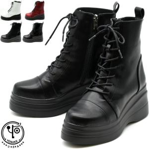 ヨースケ 厚底 ブーツ YOSUKE レースアップブーツ 厚底ブーツ