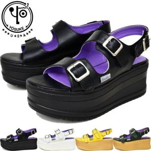 ヨースケ 厚底 サンダル YOSUKE ストラップ ウェッジ レディース 2600964