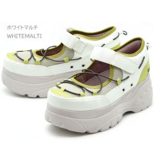 スニーカー レディース 厚底 ブラック 黒 ヨ...の詳細画像5