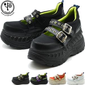 YOSUKE（ヨースケ） スニーカー レディース 厚底 ブラック 黒 厚底