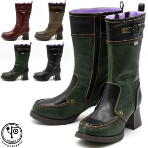 YOSUKE（ヨースケ） 厚底ブーツ レディース 靴 YOSUKE 4460118 ベルト