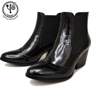 ヨースケ 厚底 ブーツ YOSUKE サイドゴアブーツ 厚底ブーツ